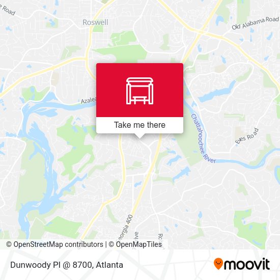 Mapa de Dunwoody Pl @ 8700