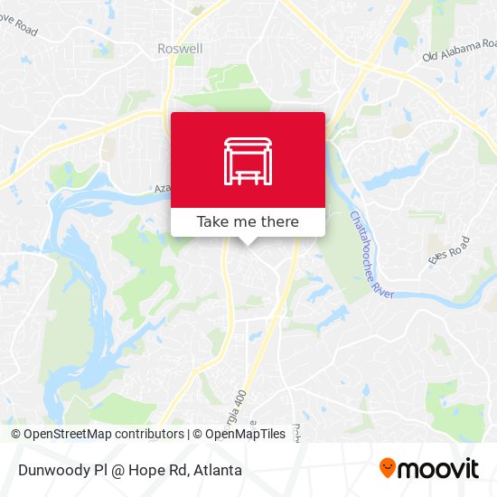 Dunwoody Pl @ Hope Rd map