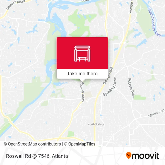 Roswell Rd @ 7546 map