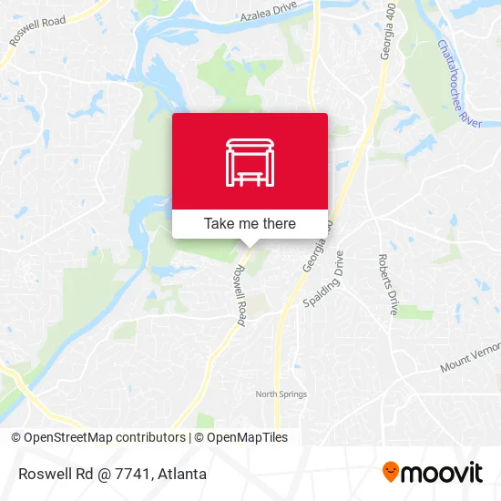 Roswell Rd @ 7741 map