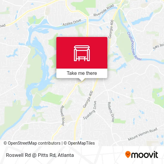 Roswell Rd @ Pitts Rd map