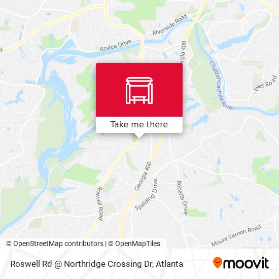 Mapa de Roswell Rd @ Northridge Crossing Dr