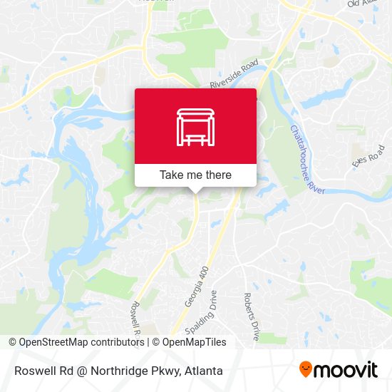 Roswell Rd @ Northridge Pkwy map