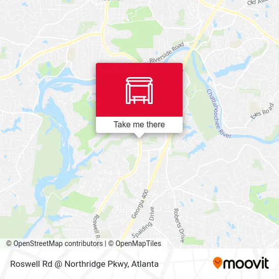 Roswell Rd @ Northridge Pkwy map