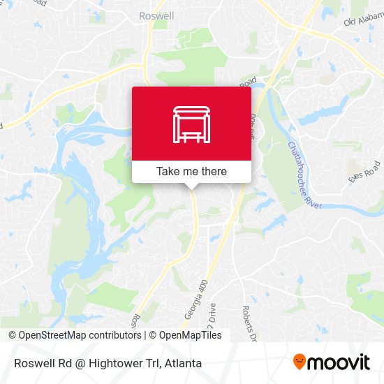 Roswell Rd @ Hightower Trl map