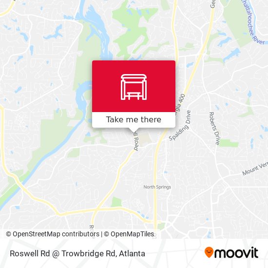 Roswell Rd @ Trowbridge Rd map