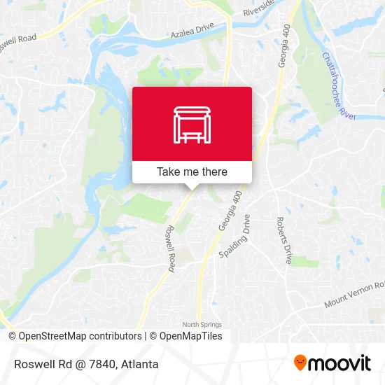 Roswell Rd @ 7840 map