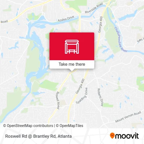 Roswell Rd @ Brantley Rd map