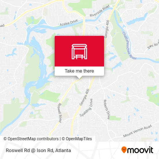 Roswell Rd @ Ison Rd map