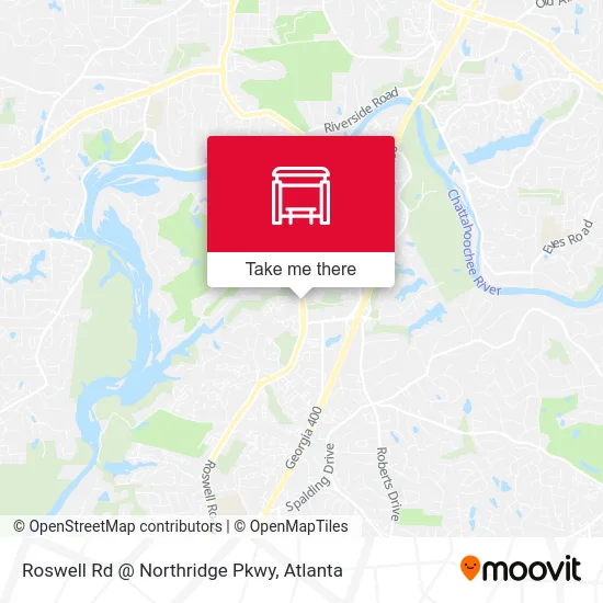 Roswell Rd @ Northridge Pkwy map