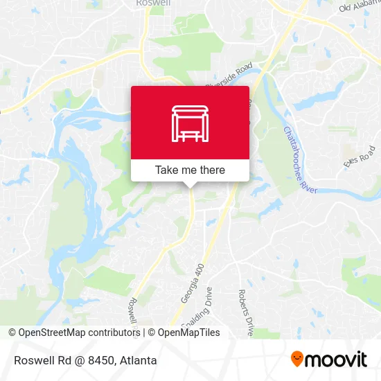 Roswell Rd @ 8450 map