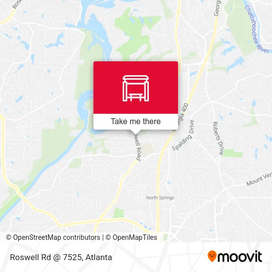 Roswell Rd @ 7525 map