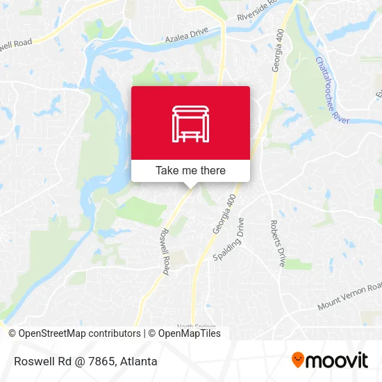 Roswell Rd @ 7865 map