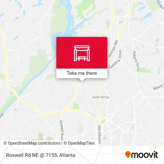 Mapa de Roswell Rd NE @ 7155