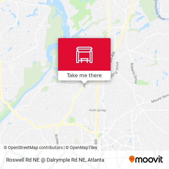 Mapa de Roswell Rd NE @ Dalrymple Rd NE