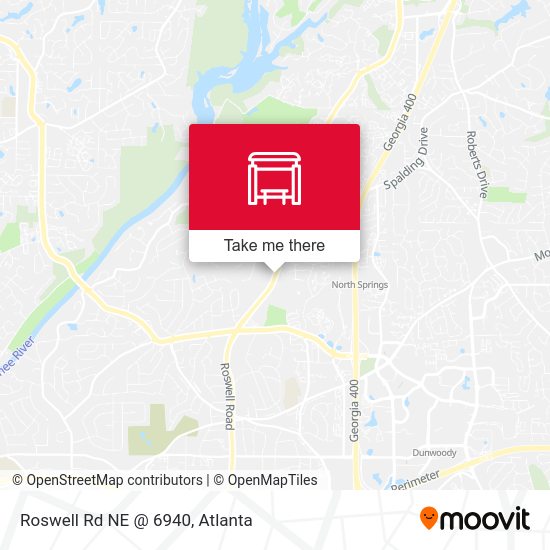 Mapa de Roswell Rd NE @ 6940