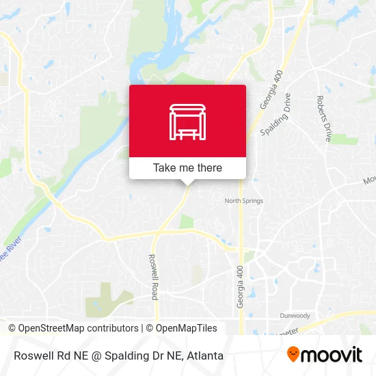 Roswell Rd NE @ Spalding Dr NE map
