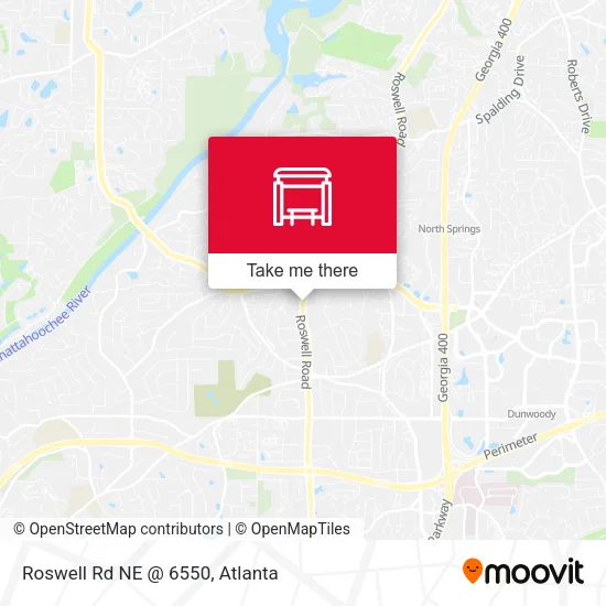 Roswell Rd NE @ 6550 map