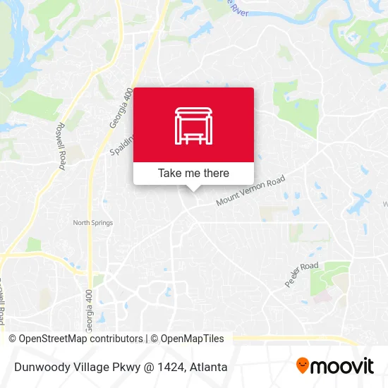 Dunwoody Village Pkwy @ 1424 map