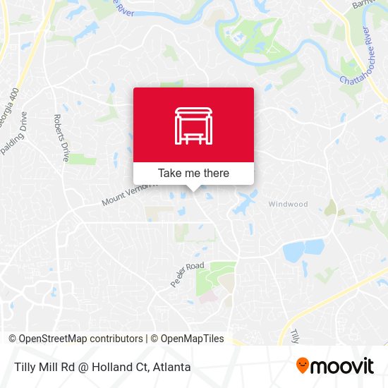 Tilly Mill Rd @ Holland Ct map