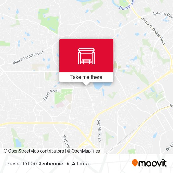 Mapa de Peeler Rd @ Glenbonnie Dr