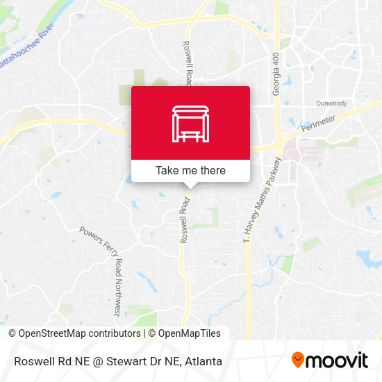 Roswell Rd NE @ Stewart Dr NE map