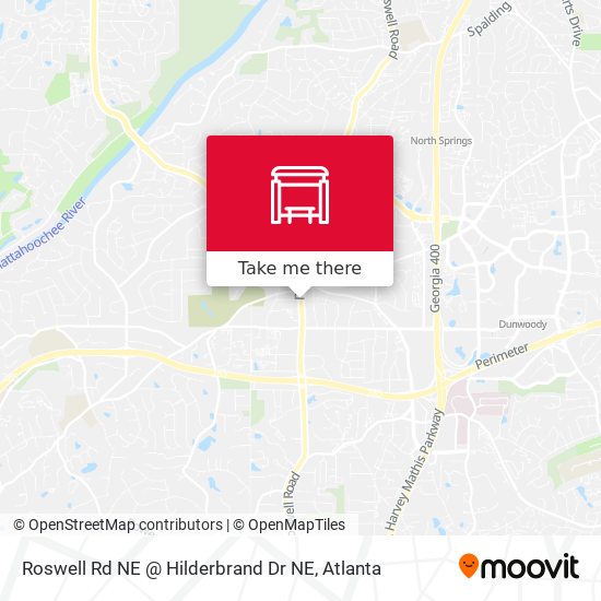 Roswell Rd NE @ Hilderbrand Dr NE map