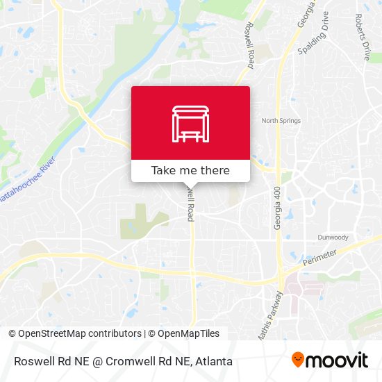 Roswell Rd NE @ Cromwell Rd NE map