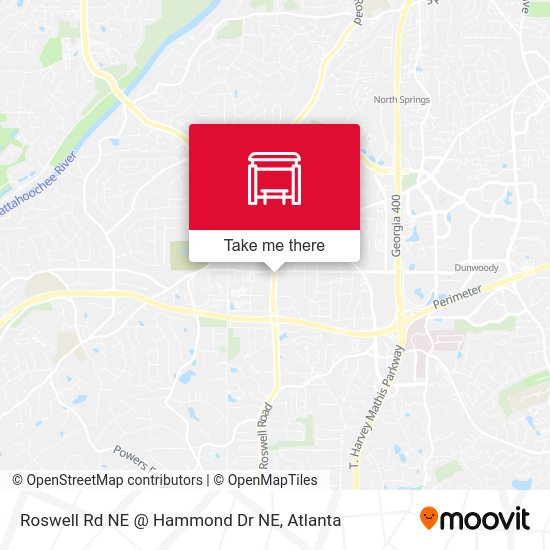 Roswell Rd NE @ Hammond Dr NE map