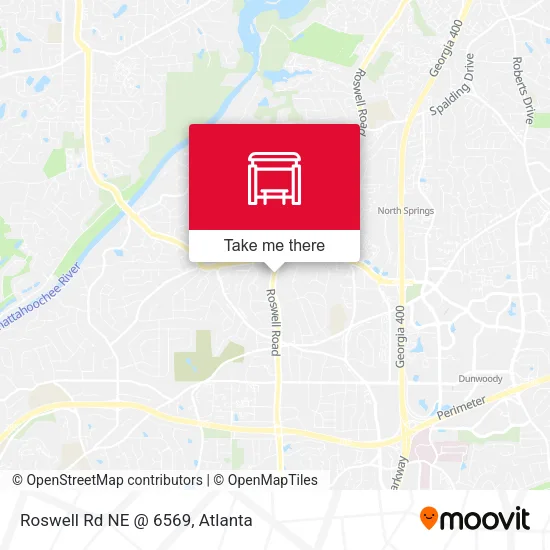 Roswell Rd NE @ 6569 map