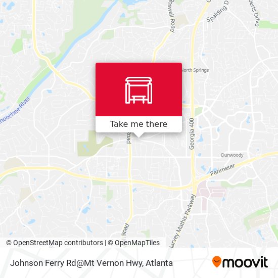 Mapa de Johnson Ferry Rd@Mt Vernon Hwy