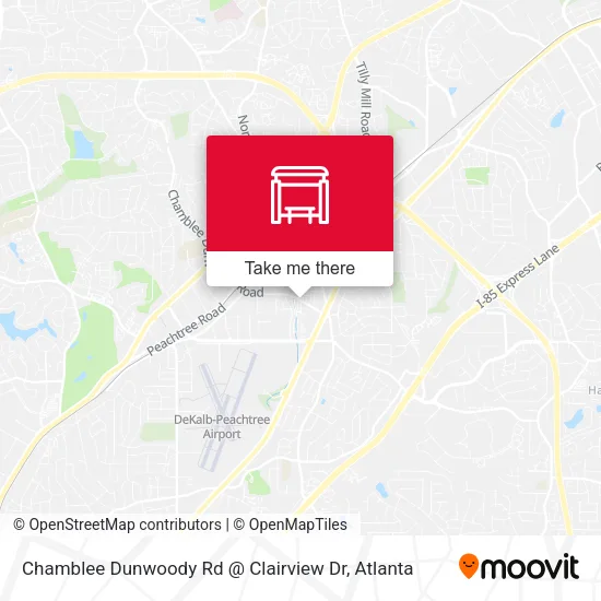 Chamblee Dunwoody Rd @ Clairview Dr map