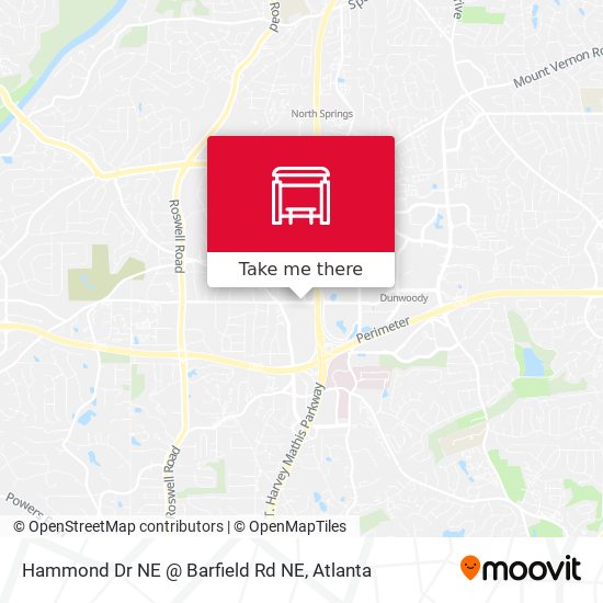 Hammond Dr NE @ Barfield Rd NE map