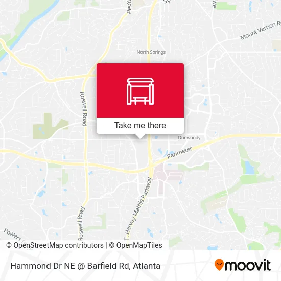 Hammond Dr NE @ Barfield Rd map