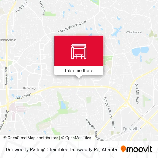 Dunwoody Park @ Chamblee Dunwoody Rd map