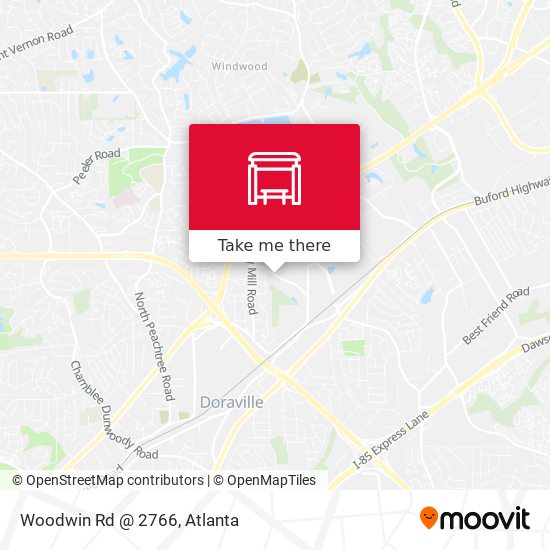 Woodwin Rd @ 2766 map