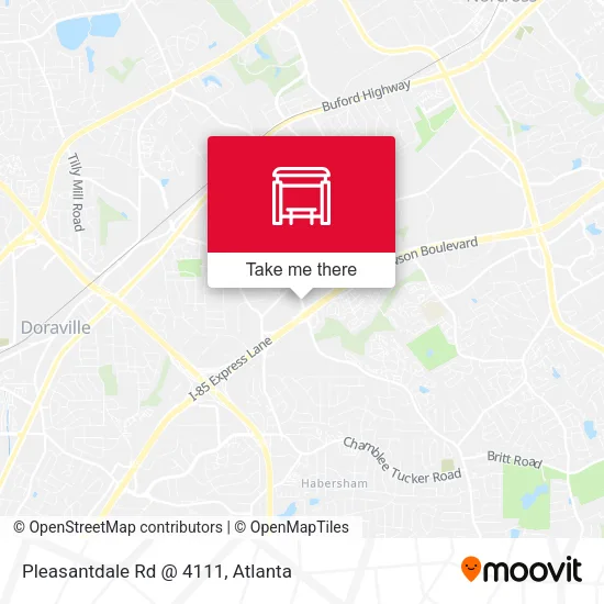 Pleasantdale Rd @ 4111 map