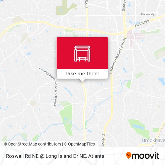 Roswell Rd NE @ Long Island Dr NE map