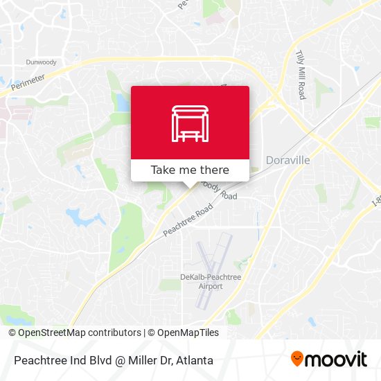 Peachtree Ind Blvd @ Miller Dr map