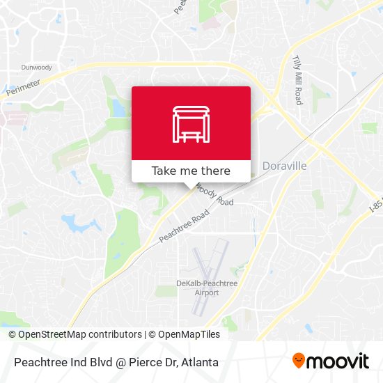Mapa de Peachtree Ind Blvd @ Pierce Dr