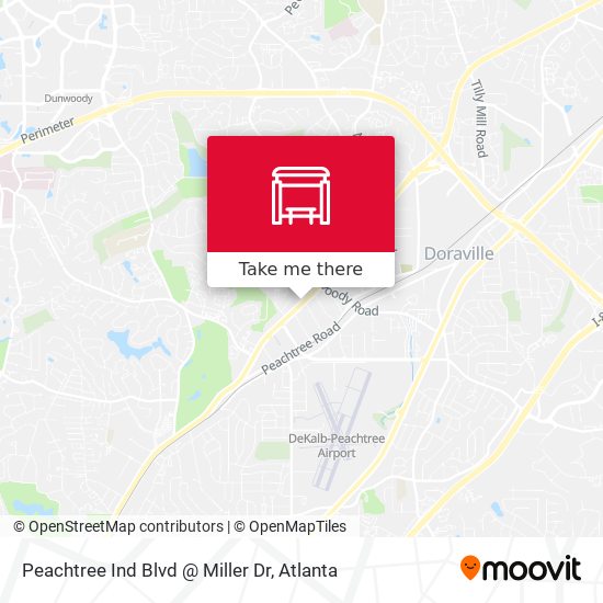 Peachtree Ind Blvd @ Miller Dr map