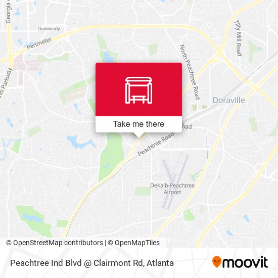 Peachtree Ind Blvd @ Clairmont Rd map