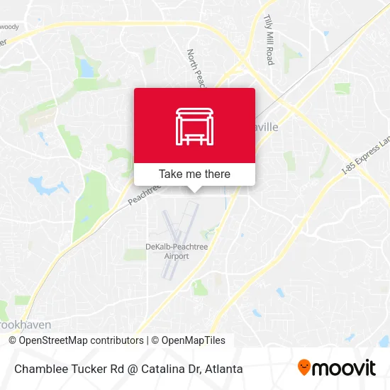 Chamblee Tucker Rd @ Catalina Dr map