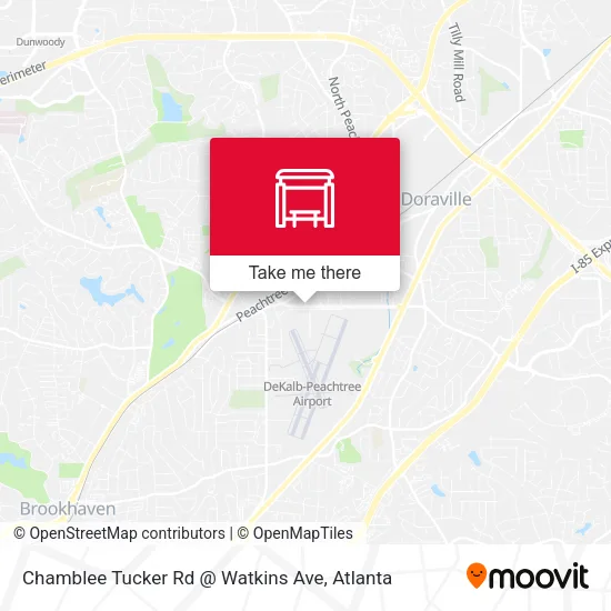 Mapa de Chamblee Tucker Rd @ Watkins Ave