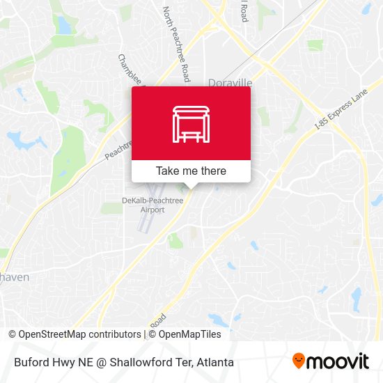 Buford Hwy NE @ Shallowford Ter map