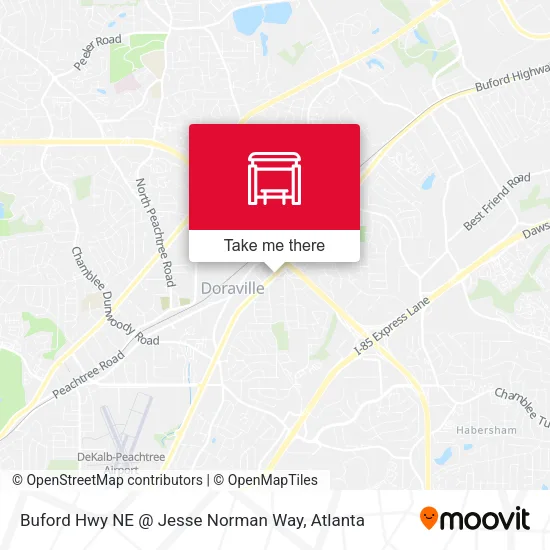 Buford Hwy NE @ Jesse Norman Way map