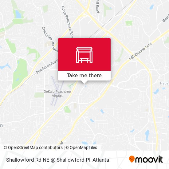 Mapa de Shallowford Rd NE @ Shallowford Pl