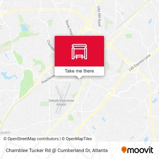 Mapa de Chamblee Tucker Rd @ Cumberland Dr