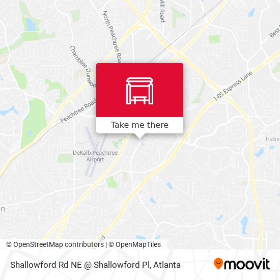 Shallowford Rd NE @ Shallowford Pl map
