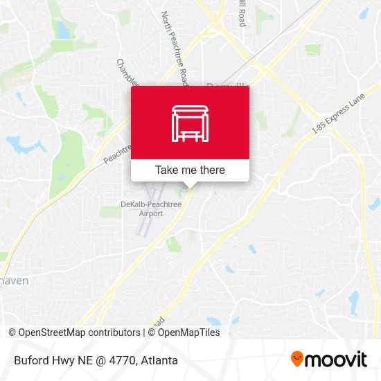 Buford Hwy NE @ 4770 map